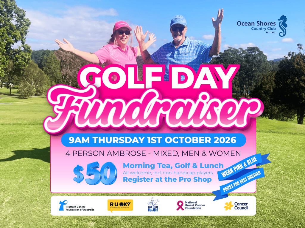 Golf Day Fundraiser at Ocean Shores